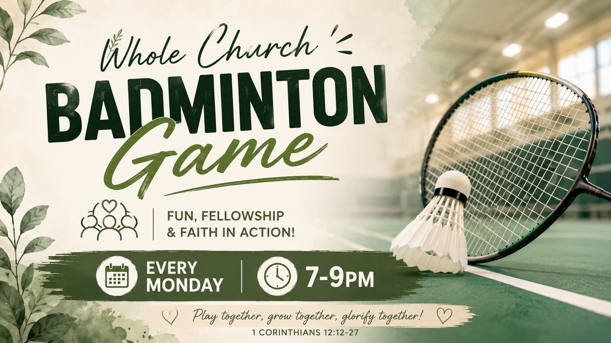 Whole Church Badminton Game