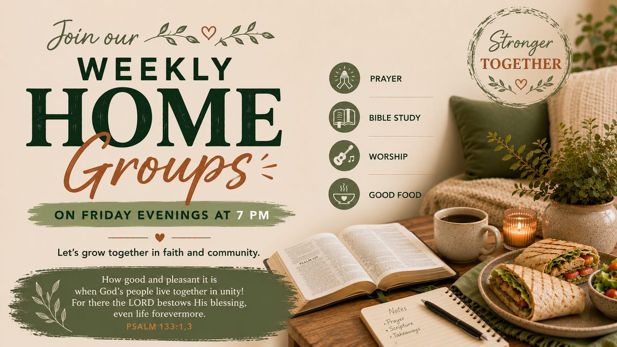 Weekly Home Groups